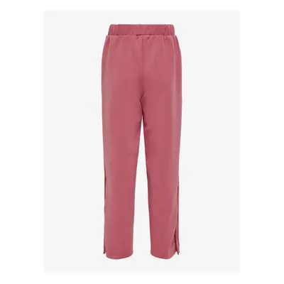 Dark pink girls' sweatpants ONLY Scarlett - Girls