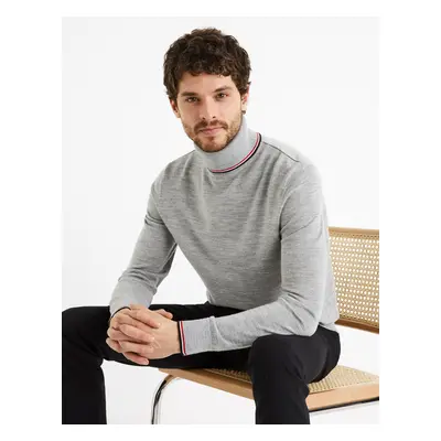 Celio Sweater with turtleneck Deblack - Men