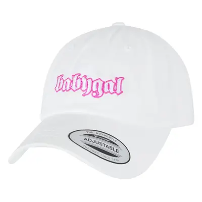 Little girl dad hat white