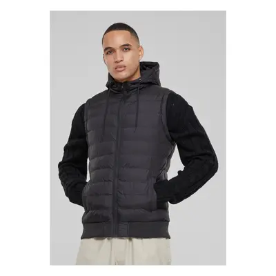 Small bubble hood vest blk/blk