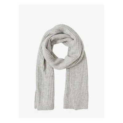 Light grey women's wool scarf Pieces Jeslin - Women's