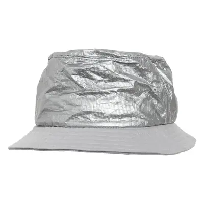 Pressed paper bucket silver hat