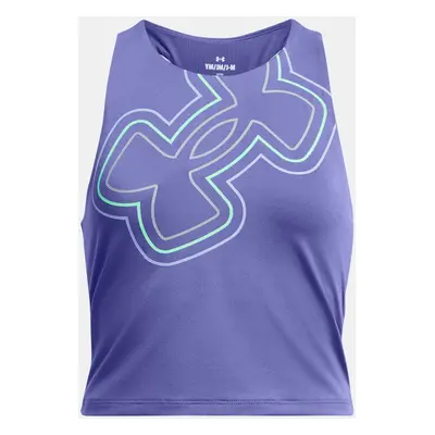 Under Armour Tank Top Motion Branded Crop Tank - PPL - Girls