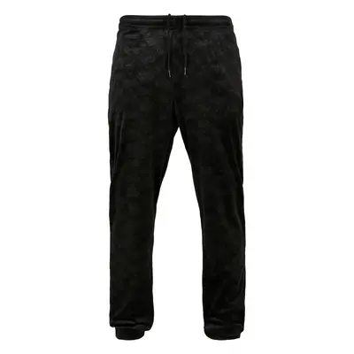 Southpole AOP Velour Pants Black