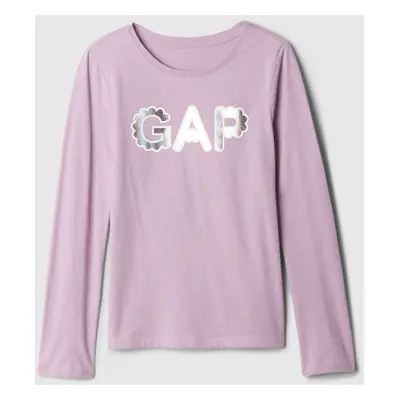 GAP Kids ́s T-shirt with metallic logo - Girls