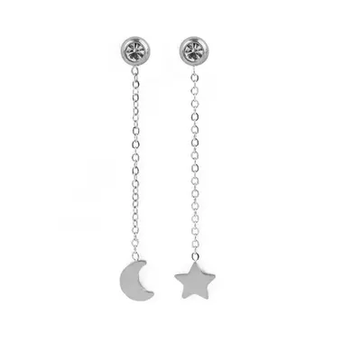 VUCH Infinity Silver Earrings