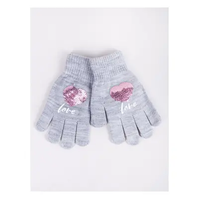 Yoclub Kids's Gloves RED-0099G-AA50-008