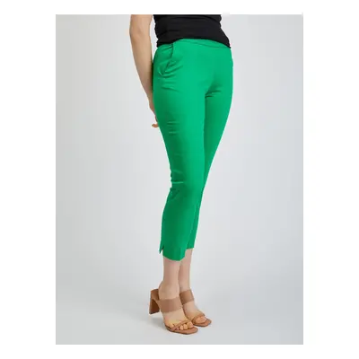 Green Women's Shortened Trousers ORSAY - Women