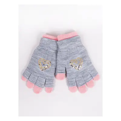 Yoclub Kids's Gloves RED-0242G-AA50-009