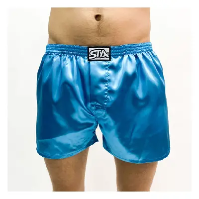 Men's briefs Styx classic rubber satin blue