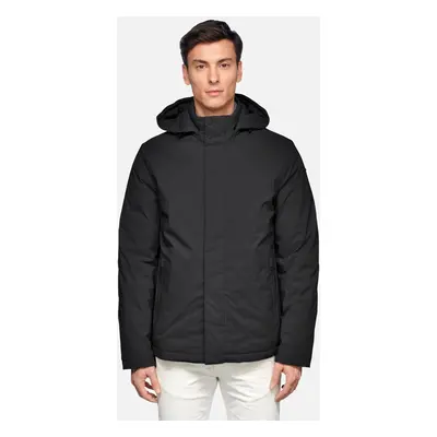 Black men's down jacket Geox Aurelio - Men