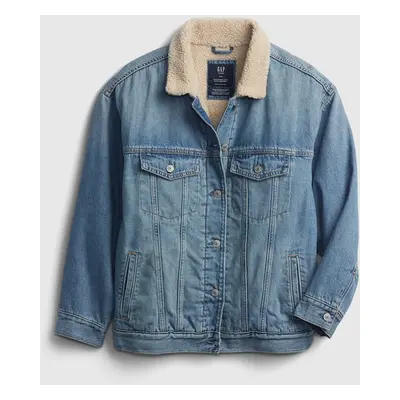 GAP Kids Teen Denim Jacket sherpa - Girls