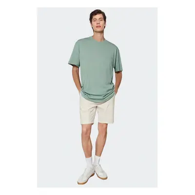 Trendyol Mint Oversize/Wide Cut More Sustainable 100% Organic Cotton T-shirt