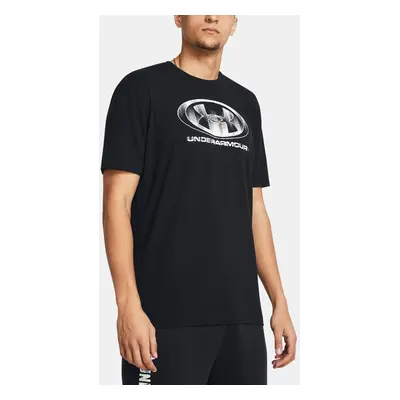 Men's T-shirt Under Armour UA GLITCH LOGO 60/40S SS-BLK - Men's