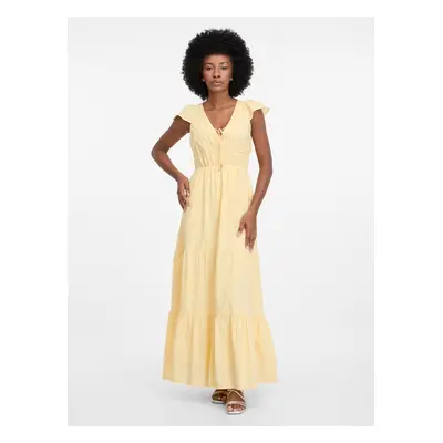 Orsay Yellow Women's Maxi Dress - Women's