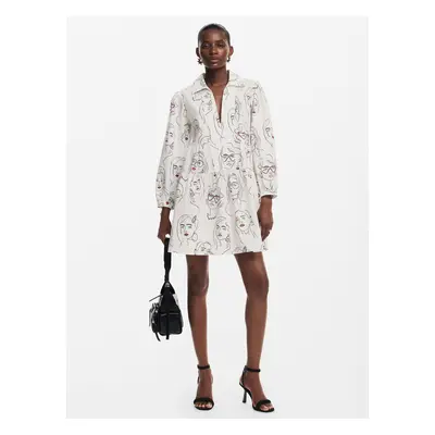 Women's patterned shirt dress Desigual Louisville - Women