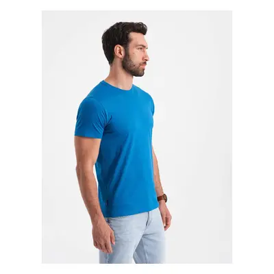 Ombre Men's classic cotton BASIC T-shirt - blue