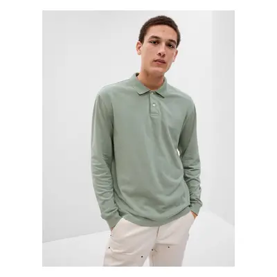 GAP Polo T-Shirt Pique Long Sleeve - Men