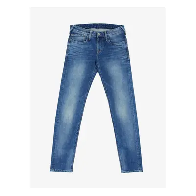 Blue Mens Slim Fit Jeans Jeans Hatch - Men