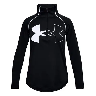 Under Armour Tech Graphic Logo Half Zip-BLK T-Shirt for a Girl