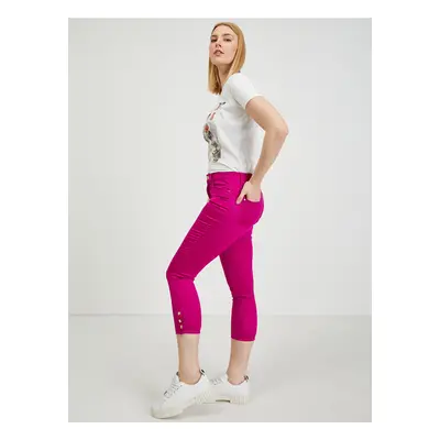 Orsay Dark Pink Ladies Shortened Pants - Women