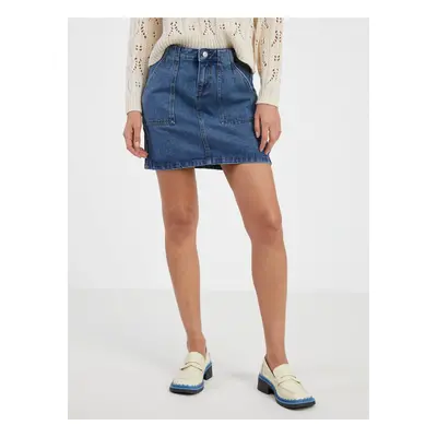 Blue denim skirt Noisy May Emily - Women