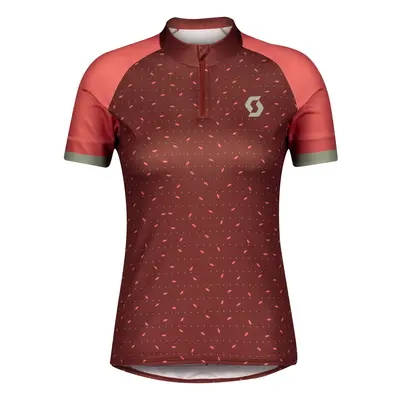 Women's cycling jersey Scott Endurance S/Sl Dark Purple/Blush Pink