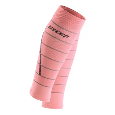 Women's compression calf sleeves CEP Reflective light pink