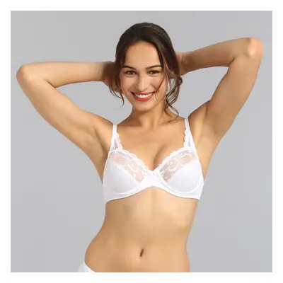 PLAYTEX ESSENTIAL ELEGANCE UNDERWIRE BRA - Women's bra with bones - white