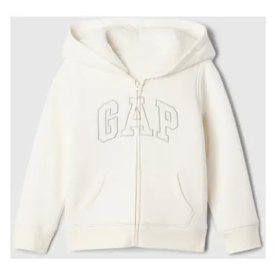 GAP Baby sherpa sweatshirt with logo - Girls