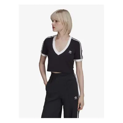 Black Womens Crop Top adidas Originals - Women