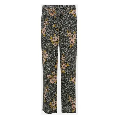 Black floral trousers ONLY Nova - Women