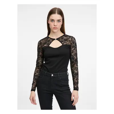 Black women's bodysuit with long sleeves ORSAY - Women's