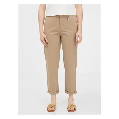 Orsay Beige Women's Trousers - Ladies