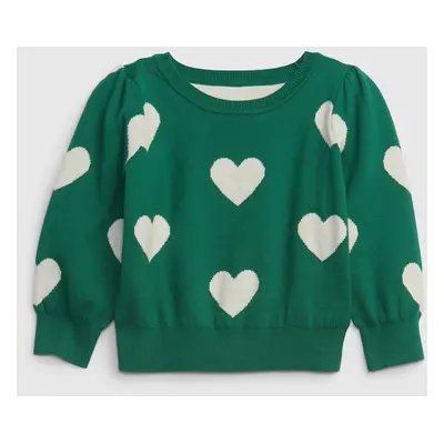 GAP Children's sweater with heart pattern - Girls