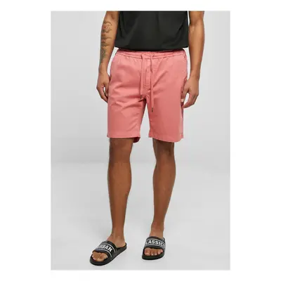 Stretch Twill Joggshorts in Pale-Pink