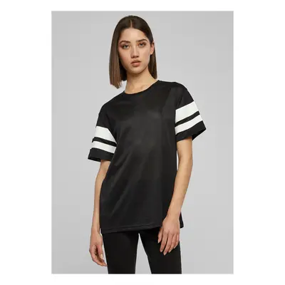 Women's striped t-shirt blk/wht