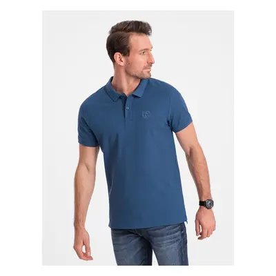 Ombre Men's pique knit polo shirt