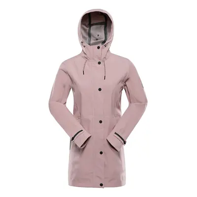 Women's coat with PTX membrane ALPINE PRO SETIJA pale mauve