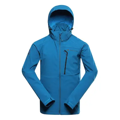 Men's softshell jacket with membrane ALPINE PRO HOOR mykonos blue