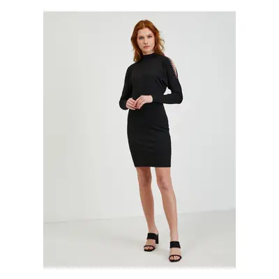 Black Women's Sweater Dress with Necklines ORSAY - Women