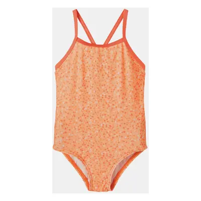 Orange Girls Patterned One Piece Swimwear name it Felisia - Unisex