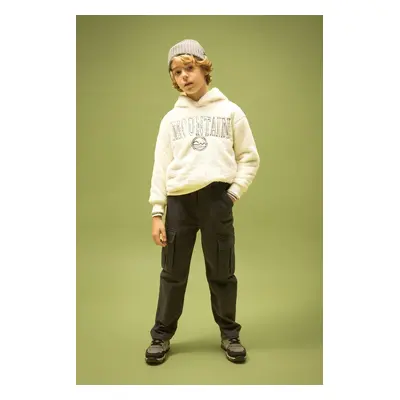 DEFACTO Boy Cargo Fit Standard Leg Gabardine Trousers