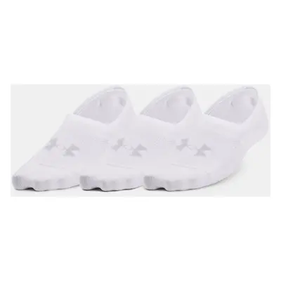 Under Armour Socks UA Breathe Lite Ultra Low 3p-WHT - Women