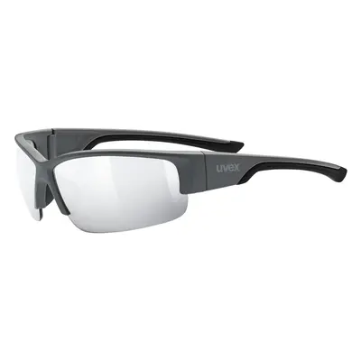 Uvex Sportstyle Grey Mat/Litemirror Silver sports glasses (Cat. 3)