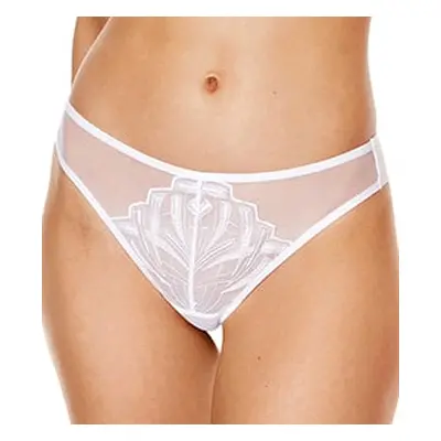 Gorteks Angel embroidered thong white