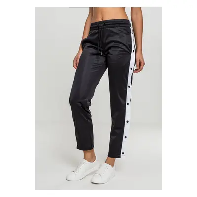 Women's sweatpants with buttons blk/wht/blk