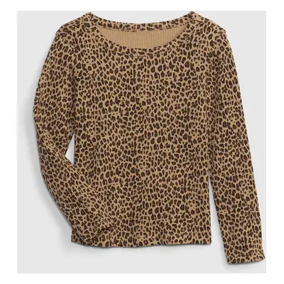 GAP Kids T-shirt pattern leopard - Girls