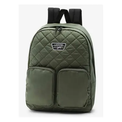 Khaki Men's Backpack Vans Log Haul Thyme - Men's