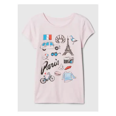 GAP Kids' T-shirt with print - Girls